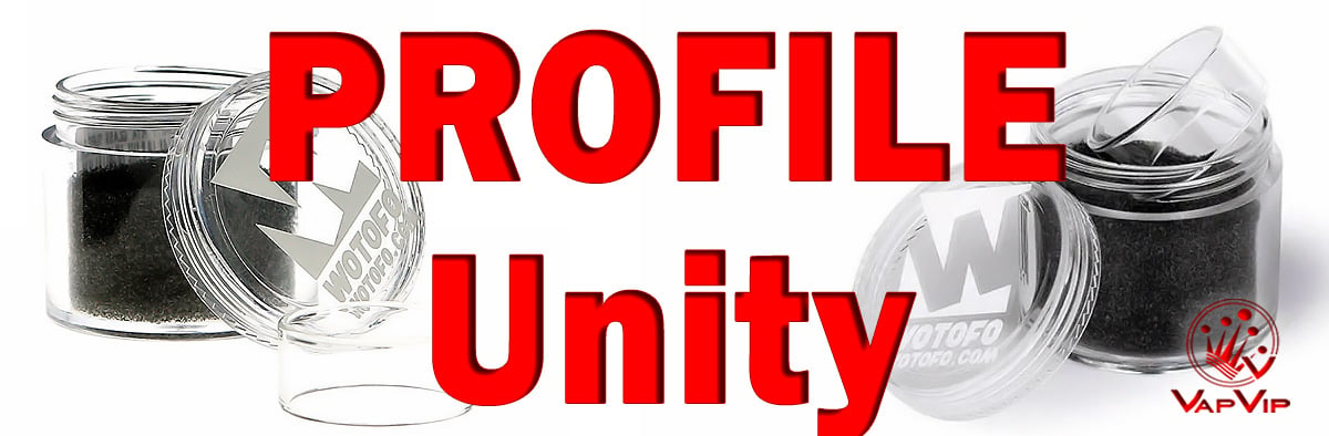 Wotofo Profile Unity RTA pyrex buy in Vapvip Europe, Spain